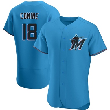 Blue Griffin Conine Men's Miami Marlins Alternate Jersey - Authentic Big Tall